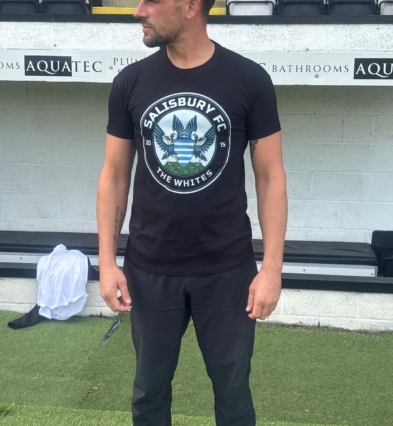 T-Shirt (Large Badge) - Black